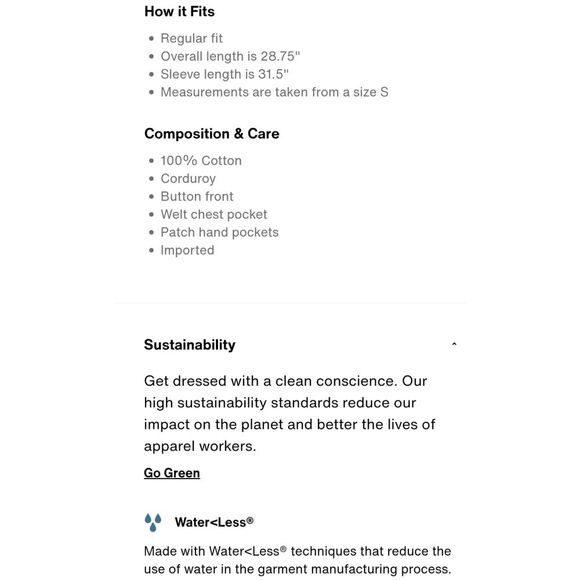 NWT|Levi's Oversized Autumn Brown Corduroy Blazer Jacket, XS - Picture 7 of 13